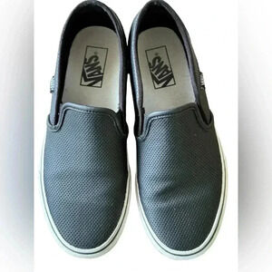 Vans Women’s Classic Slip-On Shoes Size 8.5 Black/White
